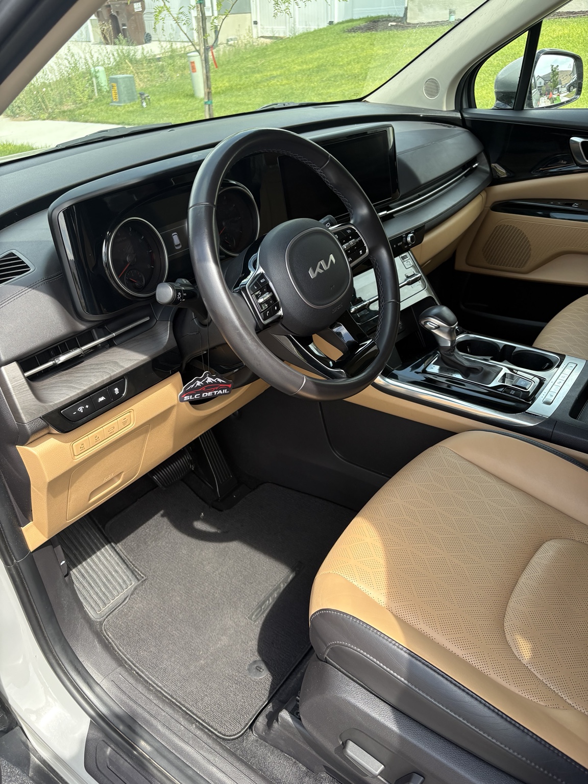 Clean Kia interior