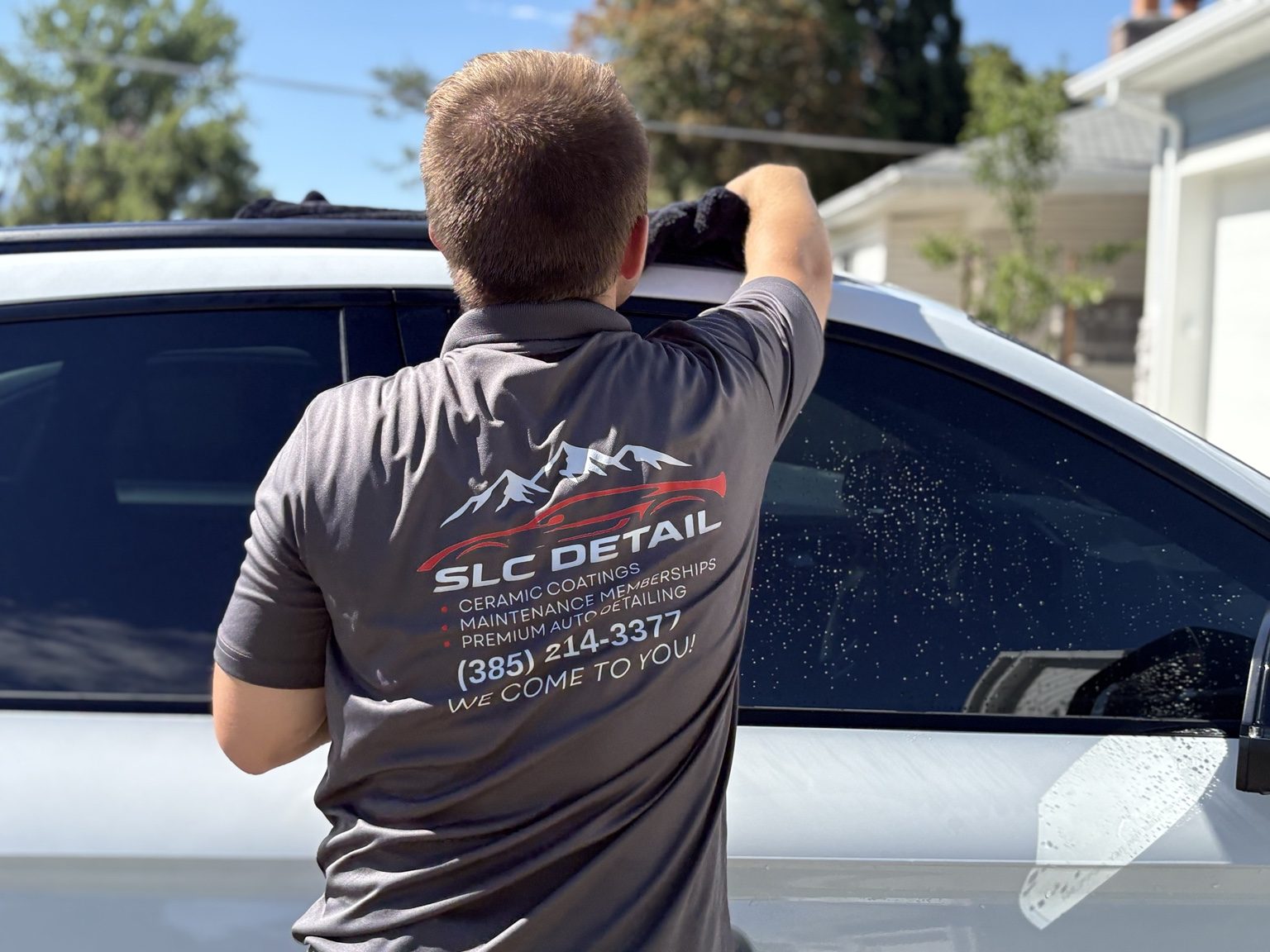 SLC Detail mobile detailing at a customer location